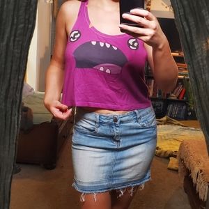 Lumpy Space Princess ( LSP )cropped tank top from Adventure Time